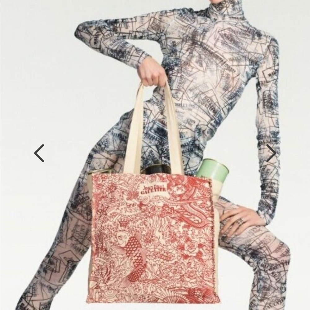 Jean Paul Gaultier New Tote 16”x16” - cotton